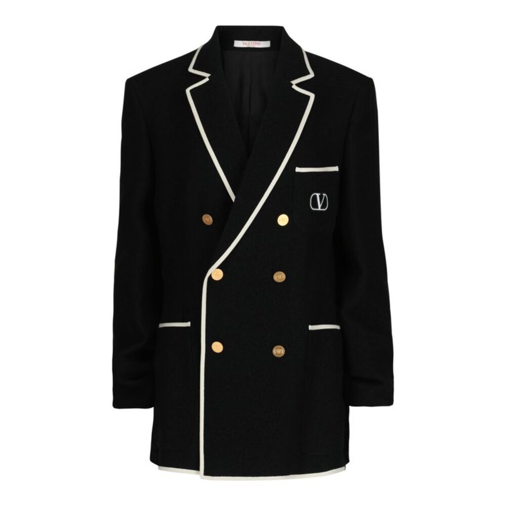 Valentino Giacca Smoking Jacket Black Mens